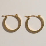 Edged Clasp Hoops