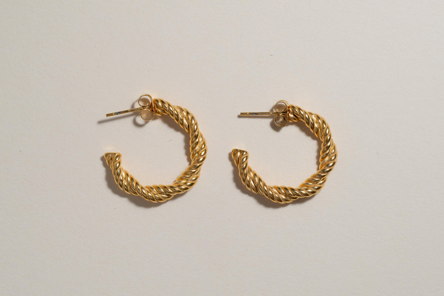 Rope Chain Hoops