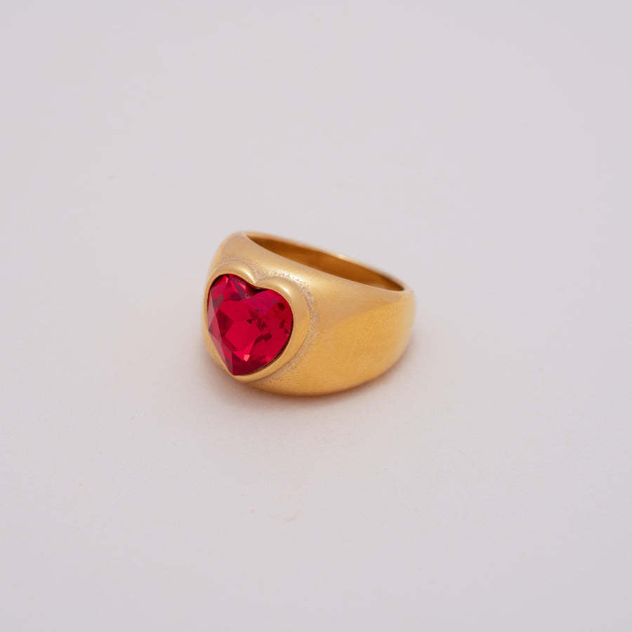 Ruby Heart Ring