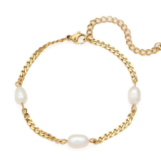 Pearl Chain Bracelet – Olalla