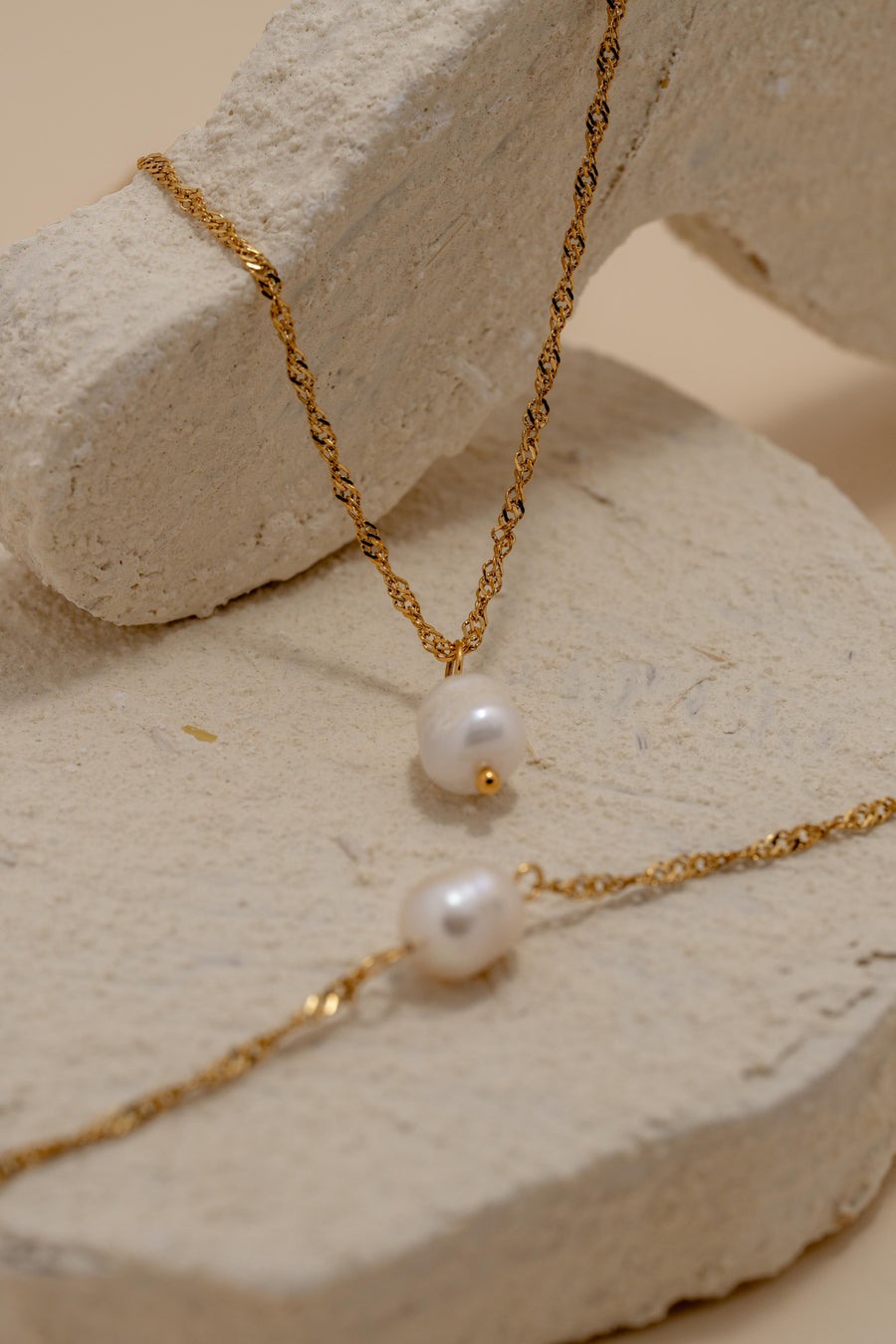 Rope Single Pearl Set