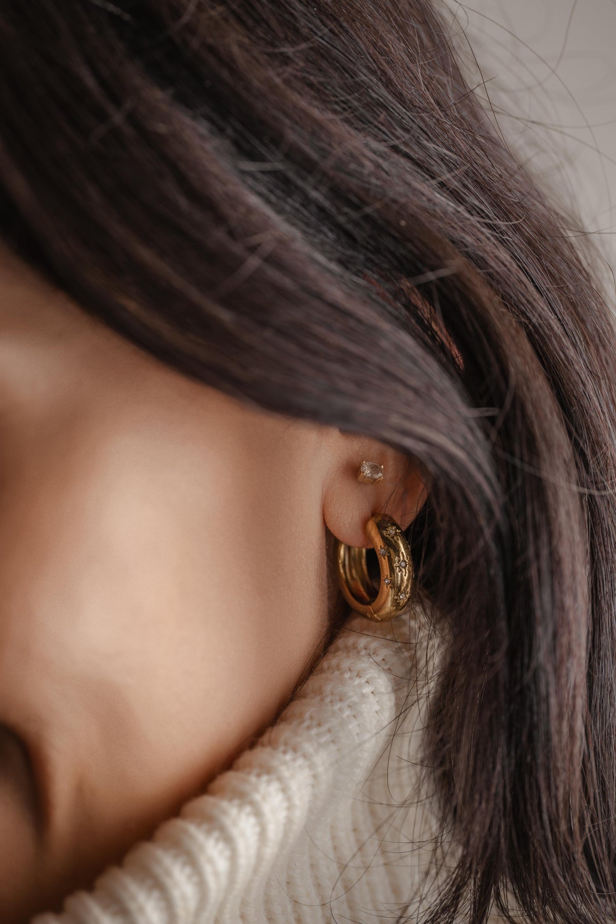 Celestial Hoop Earrings