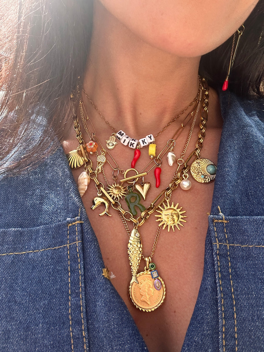 Blocked Necklace