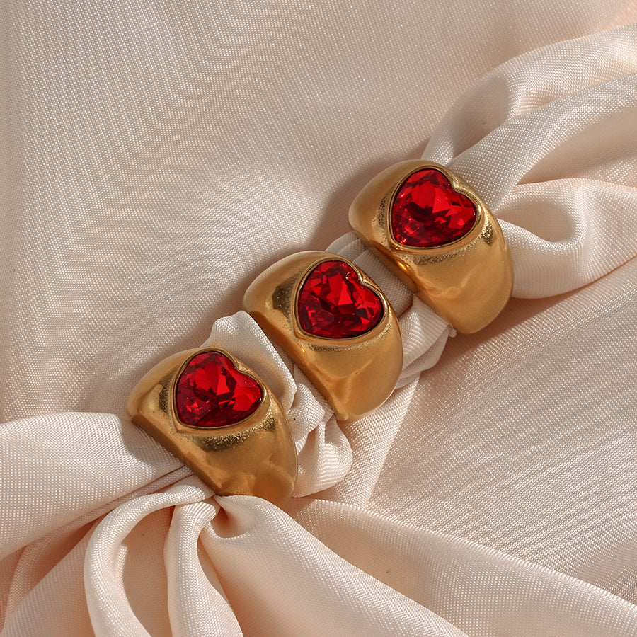 Ruby Heart Ring