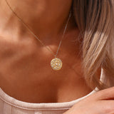 Starry Night Medallion Necklace