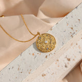 Starry Night Medallion Necklace
