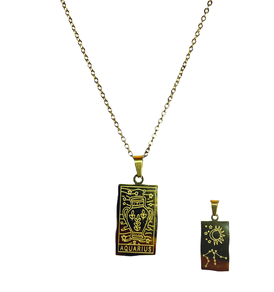 Tarot Card Horoscope Necklace