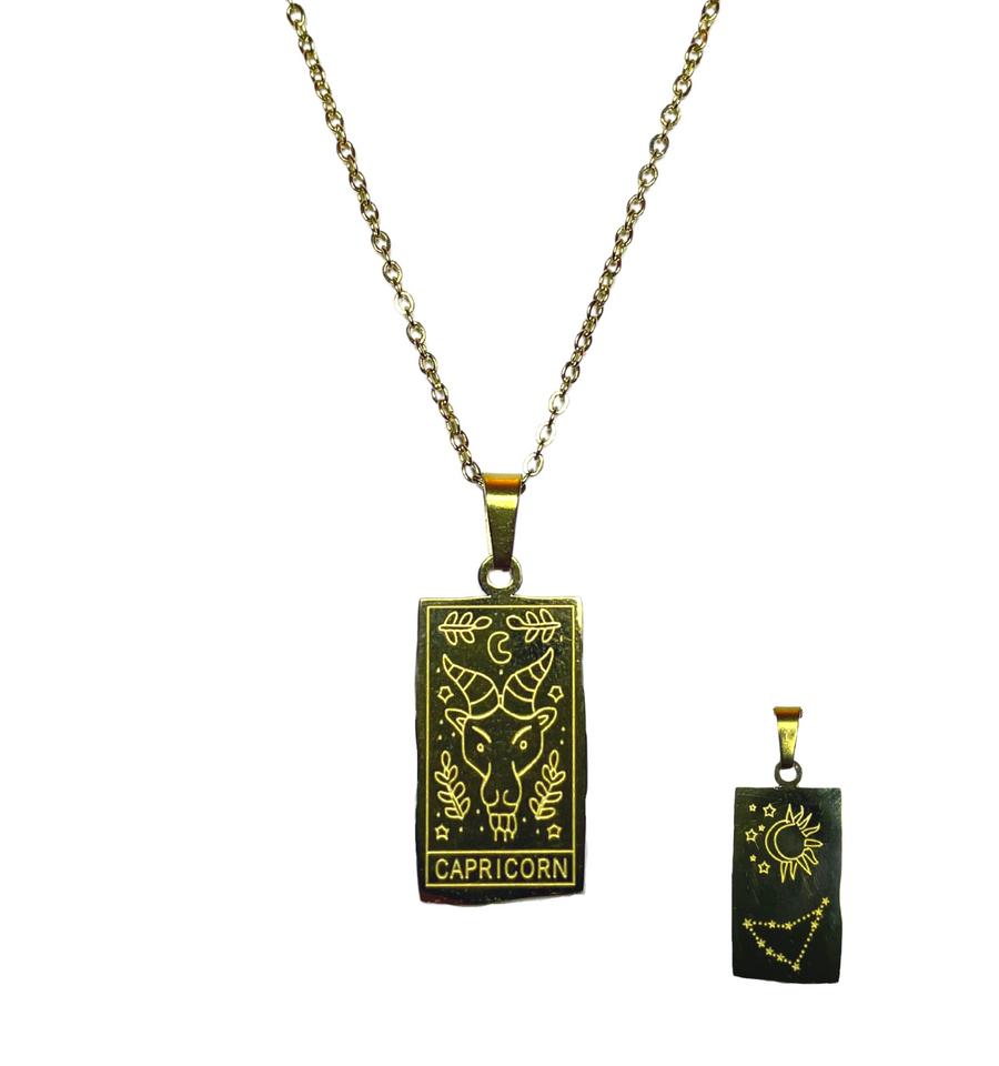Tarot Card Horoscope Necklace