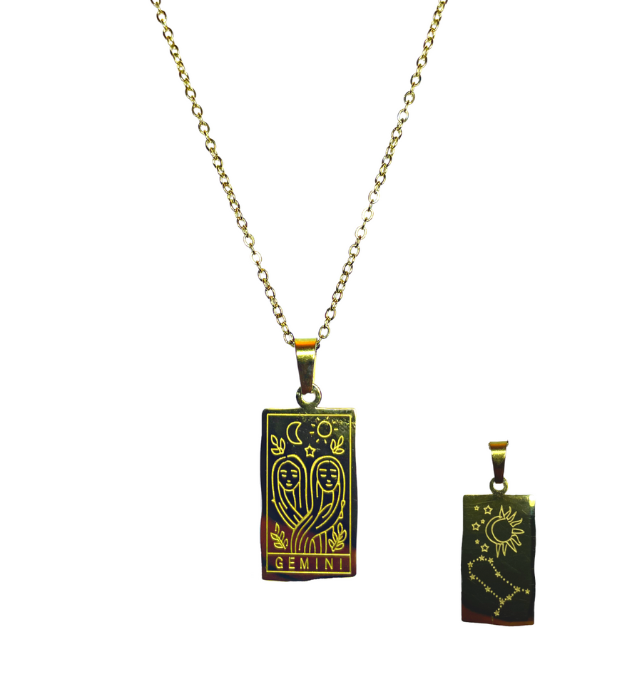 Tarot Card Horoscope Necklace