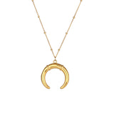 Horn Pendant Necklace
