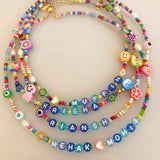 Custom 'Vacance' Beaded Necklace