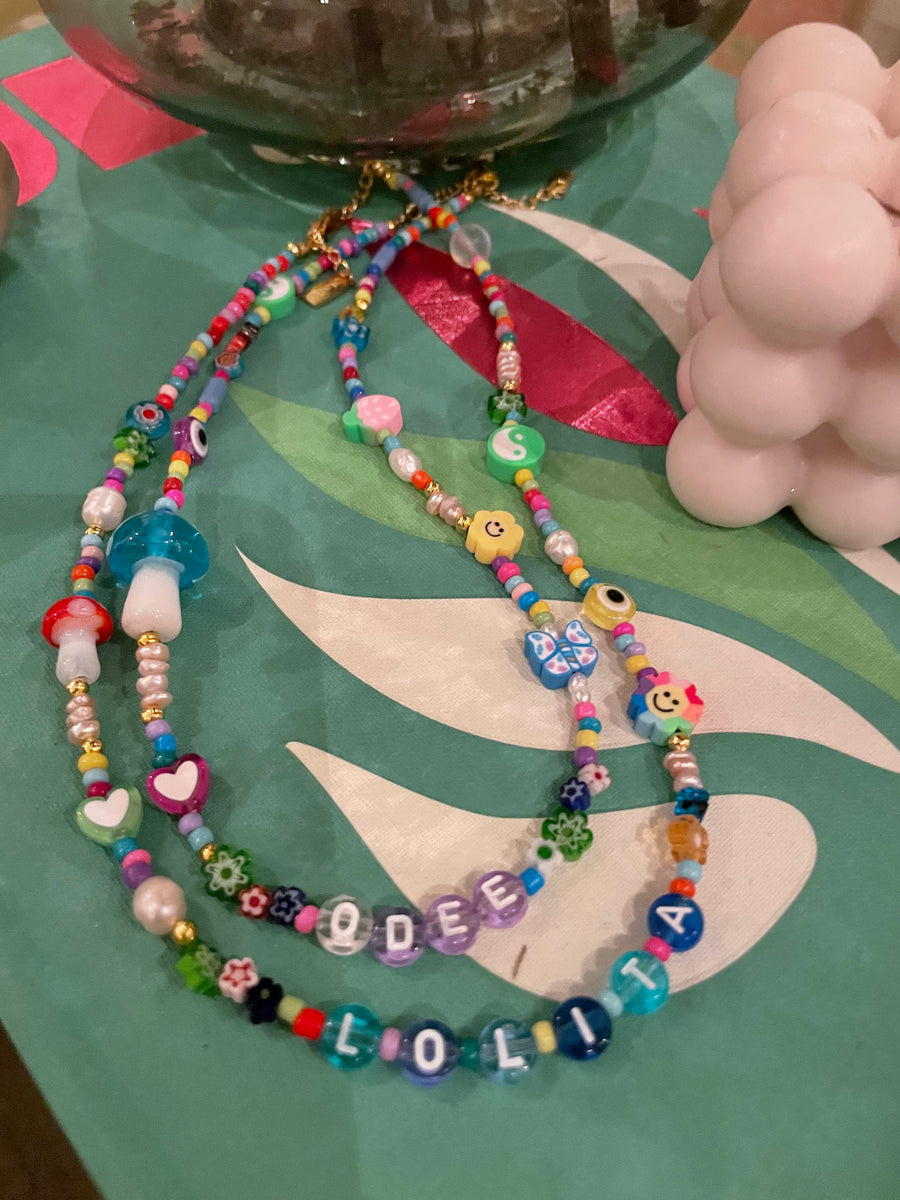 Custom 'Vacance' Beaded Necklace