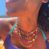 Custom 'Vacance' Beaded Necklace
