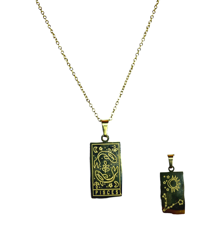 Tarot Card Horoscope Necklace