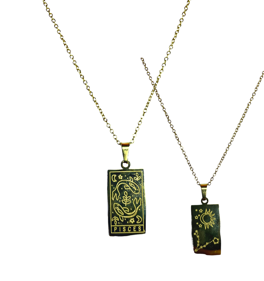 Tarot Card Horoscope Necklace