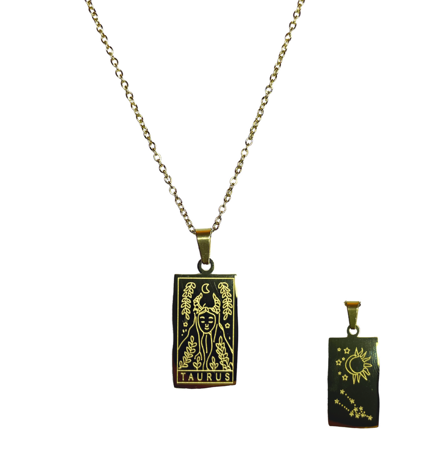 Tarot Card Horoscope Necklace