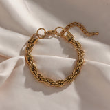 Vintage Rope Chain Bracelet