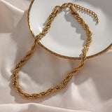 Vintage Rope Chain Necklace